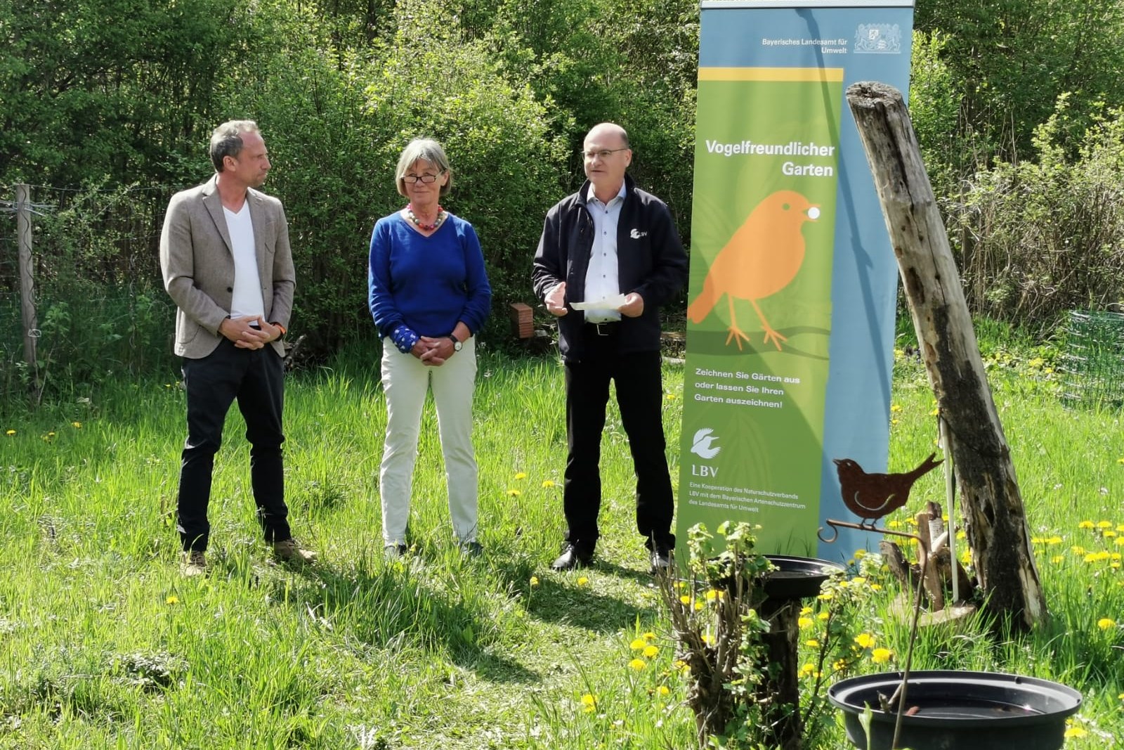 Bayerischer Umweltminister und LBVVorsitzender zeichnen